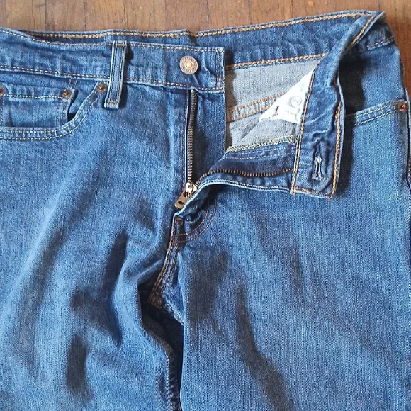 Levi's Blue Straight Jeans Timeless Style - Picture 8 of 13